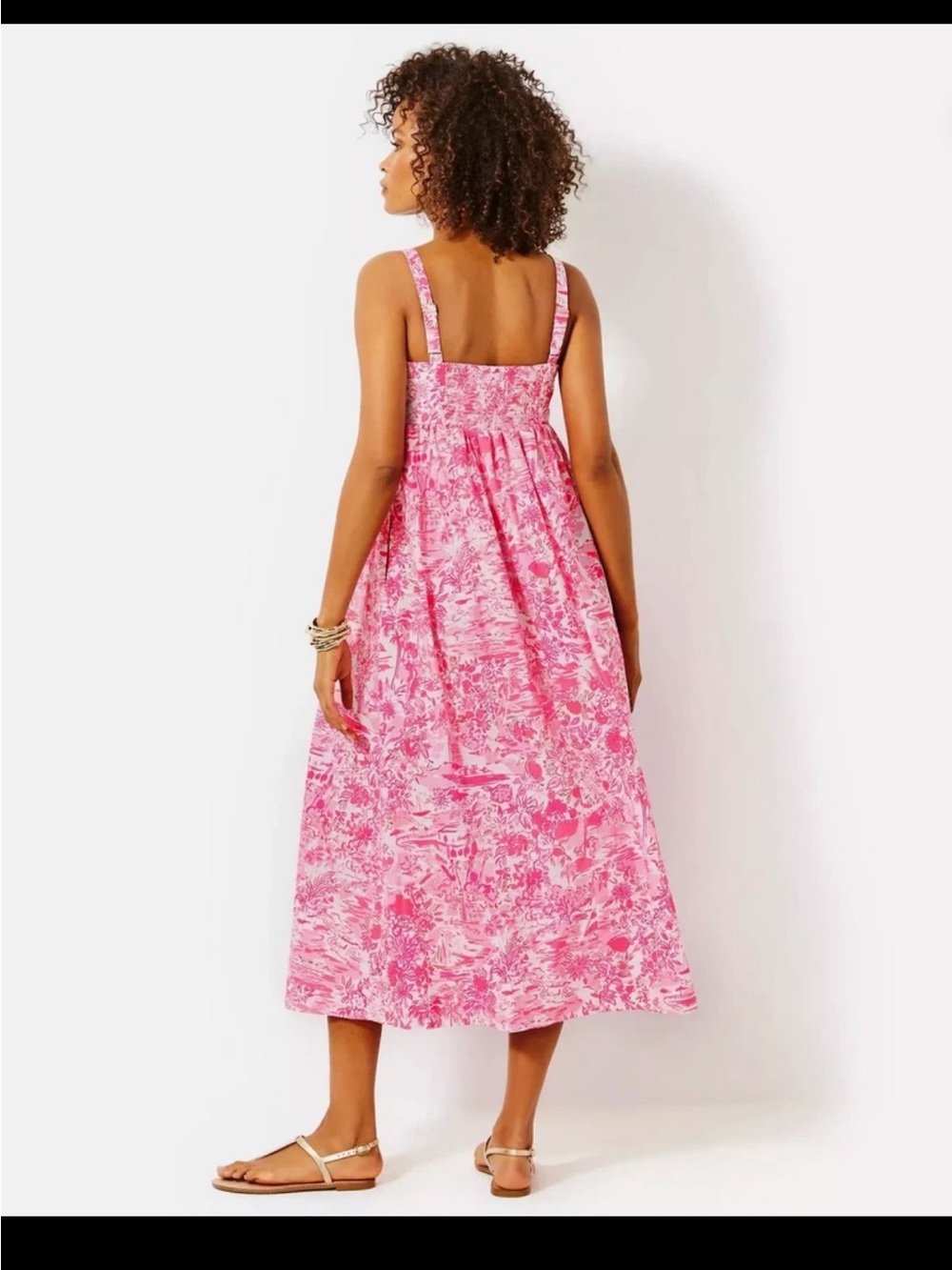 New With Tags Lilly Pulitzer Azora Midi Dress Sz 8 - Picture 4 of 14
